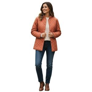 Kiko Comfortable Jacket Women’s Size S Brown 100 % Silk Brand New # 23